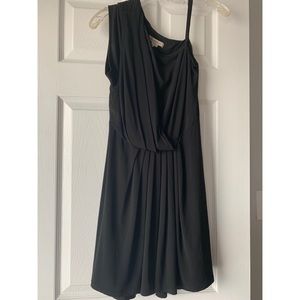 Black, one-shoulder BCBGeneration dress